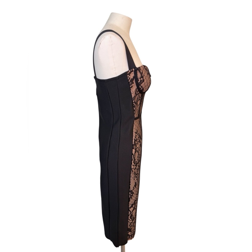 Mew Mews Black Lace Bustier Bandage Dress size M - Picture 6 of 14